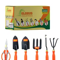 Globus 1285 Steel Garden Tool With Scissor (Set Of 6 Pcs)-19