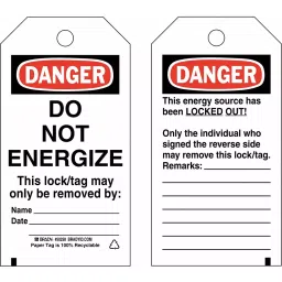BRADY Lockout Tag Danger, Do Not Remove Tag, 41F281-image-6