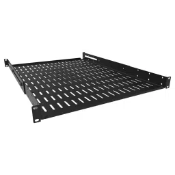 HAMMOND Rack Shelves ADJ RACK MOUNT SHELF, 18-25", 1U, STEEL, ADSV1825BK-34