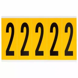 BRADY Number Label 3-7/8 inch Character Height Gothic Font, 32MF05-image-62