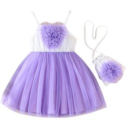 StyleCast x Revolte Girls Applique Shoulder Straps Net Fit and Flare Midi Dress-image-67
