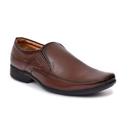 Woyak Men Leather Formal Slip-On Shoes-image-61