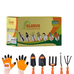 Globus 1283 Steel Garden Tool With Gardening Gloves (Set Of 6 Pcs)-20