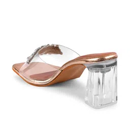 JM Looks Embellished Block Heels image 4