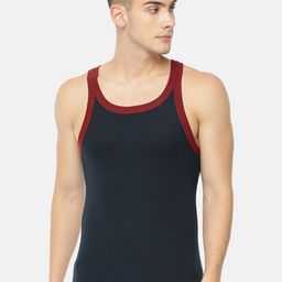Van Heusen Athleisure Men Solid Quick Dry Round Neck Vest-picture-33