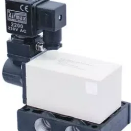 Airmax 12.7 mm (1/2 Inch) 24 VDC Poppet Type Single Solenoid Valve (2 Position), PPTS-52-picture-4