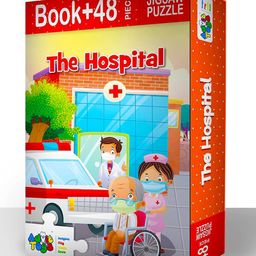 Advit Toys The Hospital Jigsaw Puzzle Educational Fun Fact Book Inside - 48 Piece-25