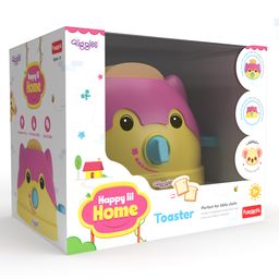 Giggles Funskool Happy Little Home Toaster Koala Theme- Yellow & Pink-22