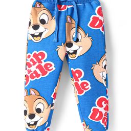 Babyhug Disney Single Jersey Knit Full Length Lounge Pants With Chip'N Dale Graphics - Blue-image-41