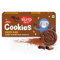 Slurrp Farm No Maida & No Refined Sugarz Choco Ragi Cookies - 88 g-27