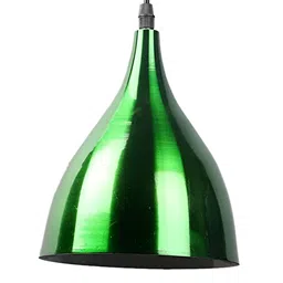 KINIS Green Textured Aluminium Cylinder Shaped Ceiling Lamp-6