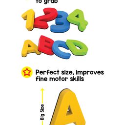 Play Panda Magnetic Learn To Write Capital Letters and Numbers - 56 Pieces image 3