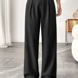 DIMPY GARMENTS Women Comfort High-Rise Parallel Trousers-picture-33