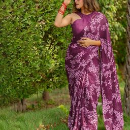 KALINI Women Floral Printed Saree With Blouse Piece-picture-31