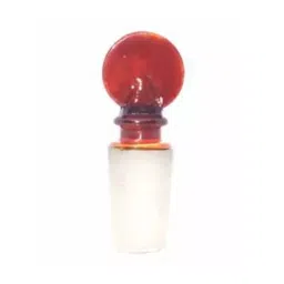Supertek Solid Glass Stopper For Penny Head Long Neck Flask, Cone Size 34/35, Amber, 14.207.0030 (Pack of 12)-14