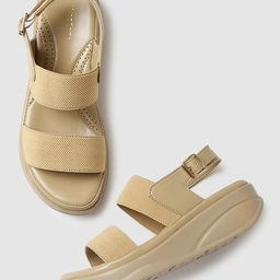 Marc Loire Women Beige Platform Heels-32
