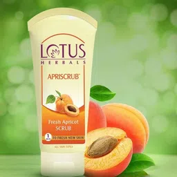 Lotus Herbals Apriscrub Set Of 2 Fresh Apricot Face Scrub-100g Each image 1