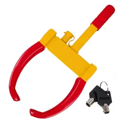 Motopack MPAWL01 Anti Theft Security Car Wheel Lock Clamp Anti-Theft Towing Parking Boot Tire Claw Adjustable with Two Keys-70