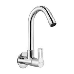 Parryware Pluto Wall Mounted Front Lever Brass Sink Tap, T0721A1-9