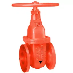 Kirloskar Rising Spindle Sluice Valves Cast Iron 100 mm (4 inch) PN-1.0-10