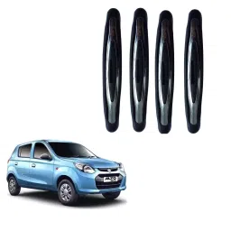 SPREADX Plastic Car Compact Black Colour Elegant Door Guard Protection Universal Type Suitable for Maruti Suzuki Alto-800 2012 to 2016 (Set of 4 Pcs)-28