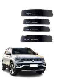 SPREADX Plastic Car Stylish I-pop Black Colour Elegant Door Guard Protection Universal Type  Suitable for V W Taigun (Set of 4 Pcs)-picture-19