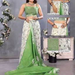 Moda Rapido Pure Linen Handloom Saree-picture-14