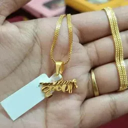 Jemeefly Gold-Plated Pendants with Chains-33