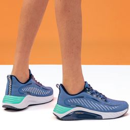 Campus Men Blue Mesh Running Shoes-picture-36