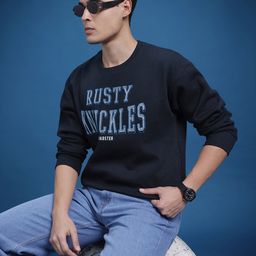 The Roadster Lifestyle Co. Typography Printed Sweatshirt-picture-3