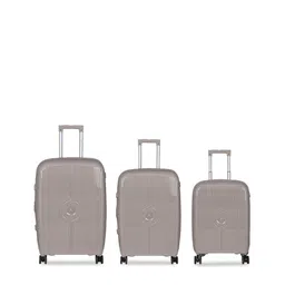 Polo Class Set Of 2 Textured Hard-Sided Trolley With Vanity Box image 2