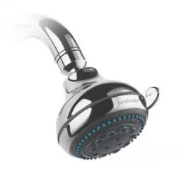 Hindware 80x106 mm Round Polypropylene, Bronze Silver Wall Mount Overhead Rain Shower F160006-image-91