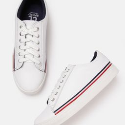 Carlton London sports Women Sneakers with Side Stripe Detail-19