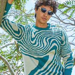 Campus Sutra Men Printed Pullover-image-43