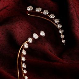 DressBerry Contemporary Ear Cuff Earrings-13