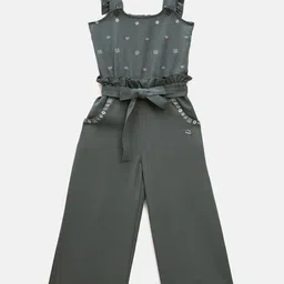 ELLE Girls Basic Jumpsuit with Embroidered-image-48