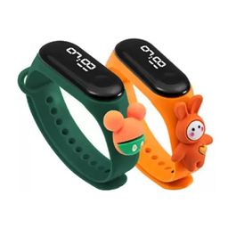 TARIDO Men Embellished Dial & Straps Analogue Watch MT4_GREEN+ORANGE-24