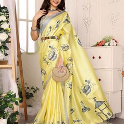 Lookmark Ethnic Motifs Art Silk Saree-image-83