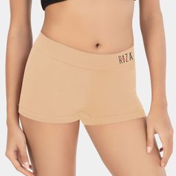 Trylo High-Rise Seamless Boyshorts Briefs Softglam Boy Shorts-SKIN-M Pack Of-1-image-43