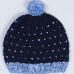 USHA ENTERPRISES Snowfall Winter Crochet Cap - Blue-image-36