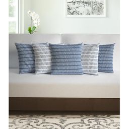 Divine Casa Cushion Covers Pack of 5 - Blue & White-picture-29