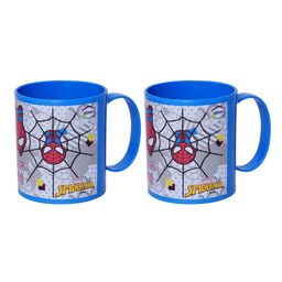 Gluman Disney Spiderman Printed Mug  Pack of 2 - 400 ml Each-20