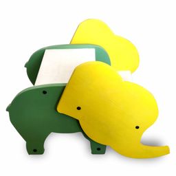 WoodBee Toys Step Stool - Colour: Yellow and Green-20