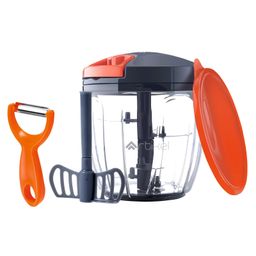Artikel Manual Chopper & Blender with Storage Lid  Combo Pack Grey & Orange-35