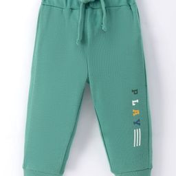 Zero Interlock Knit Full Length Lounge Pant With Skate Print- Lime Green-image-70
