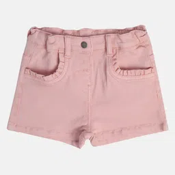 MINI KLUB Cotton Solid Shorts - Pink-picture-22