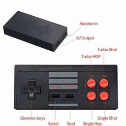Oskart Plug & Play Wireless 600 Video Game for Kids (8 bit Retro Built-in Games) for up to two Players-Multi Color image 2