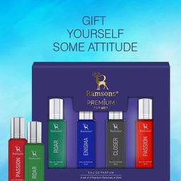 Ramsons Men Set of 4 Closer Enigma Roar & Passion Long Lasting Eau De Perfume - 20ml Each image 5