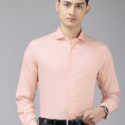 Van Heusen Custom Fit Textured Formal Shirt-image-82