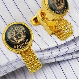Curren Set Of 2 Textured Cufflink-11